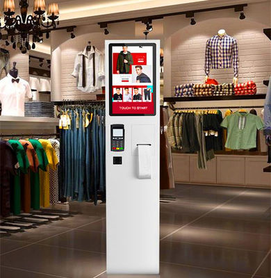 China Hoge Helderheids Digitale Signage Totem, de Machine van de de Kioskself - service van het 22 Duimtouche screen leverancier