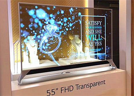 China Volledige Transparante OLED de Vertonings1920*1080 Resolutie van HD 180 Graad het Bekijken Hoek leverancier