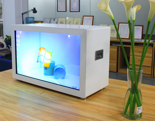 China Het lichtgewicht Transparante LCD Scherm met Ultrahifigeluid leverancier