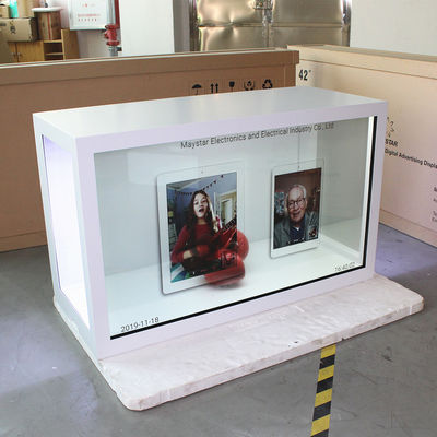 China Het naar maat gemaakte Transparante LCD Scherm voor de Helderheid van Reclame 500 Neten leverancier