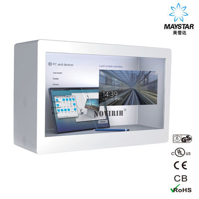 China Het moderne Transparante LCD Scherm voor de Bouw en Liftzaal Supermarkt leverancier