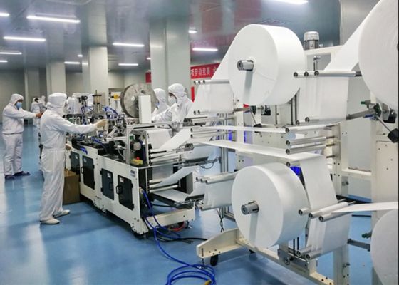 China Beschikbaar Niet-geweven Chirurgisch Masker die Machine maken het Stabiele Lopen 220V/50Hz leverancier