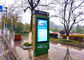 Digitale Signage van de Busstationtotem, Buiten Digitaal Signage Touch screen leverancier